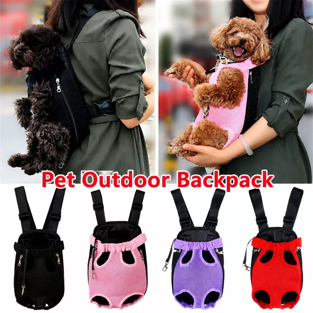 Mesh Pet Carrier Backpack for Cats and Small Dogs