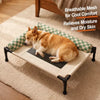 Portable Mesh Pet Cot with Removable Cushion