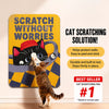Vertical Wall-Mounted Felt Cat Scratcher
