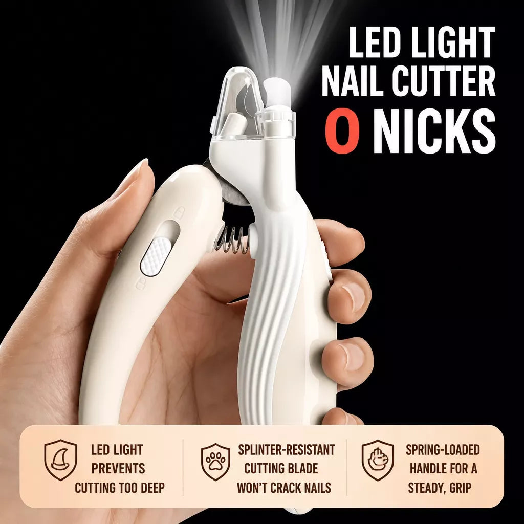 LED Pet Nail Clippers for Cats and Dogs