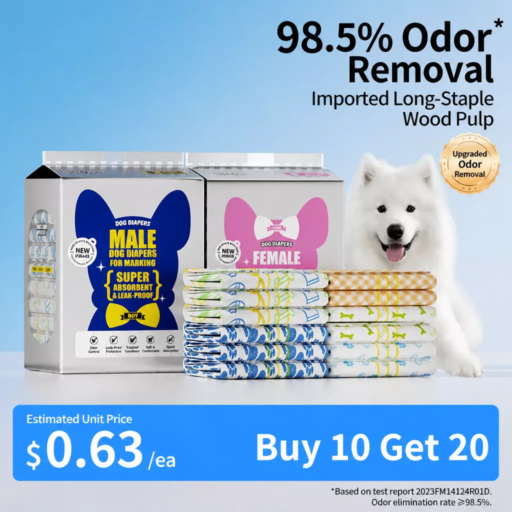 Dog Diaper Pants for Male and Female Dogs