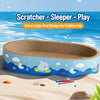 Kraft Paper Cat Scratcher Lounge for Scratching and Resting