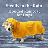 Four-Leg Dog Raincoat for Small to Medium Dogs