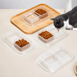Disposable Cat Bowls for Food and Water, Single-Use Feeding Dishes