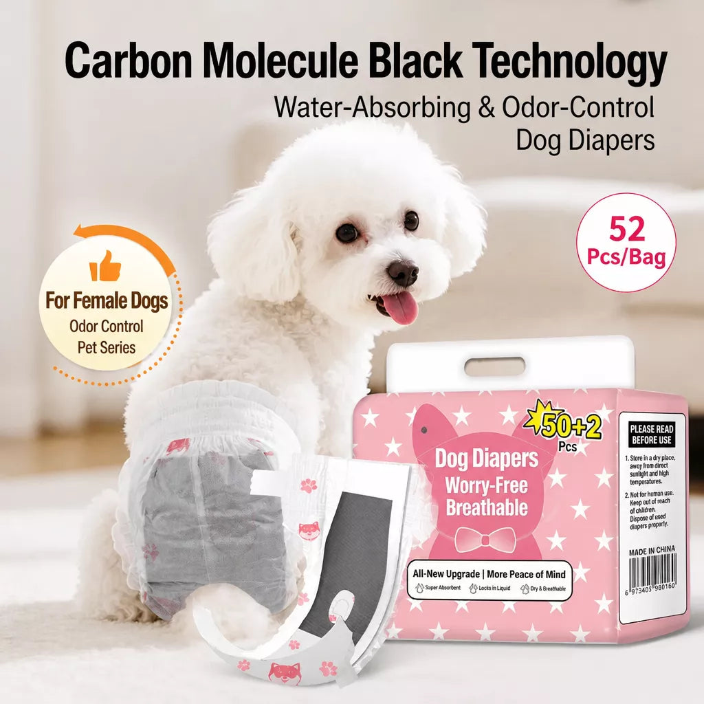Disposable Dog Diapers for Male and Female Dogs