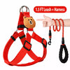 Adjustable Nylon Dog Harness with Leash Option