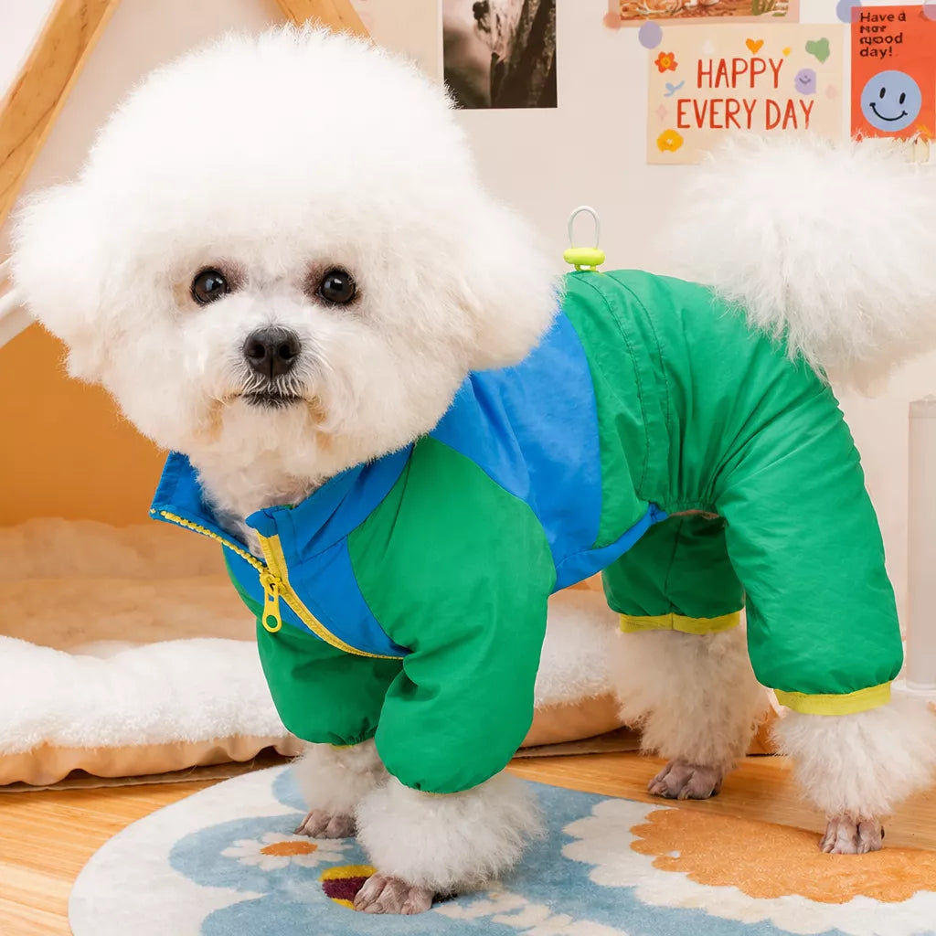 Four-Legged Dog Coat for Outdoor Wear