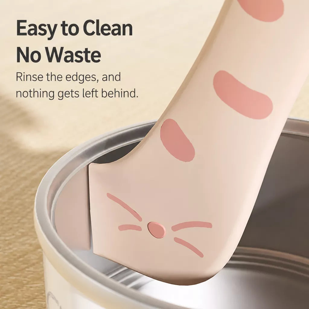 Pet Food Can Lid with Spoon
