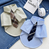 Lightweight Cotton-Linen Shirt for Cats and Dogs