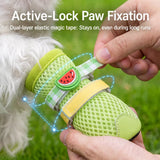 Breathable Soft-Sole Dog Shoes for Outdoor Walks