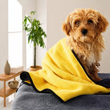 Quick-Dry Pet Bath Towel for Dogs and Cats
