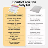 Foldable Cotton Pet Bed with Bolster Sides for Dogs and Cats