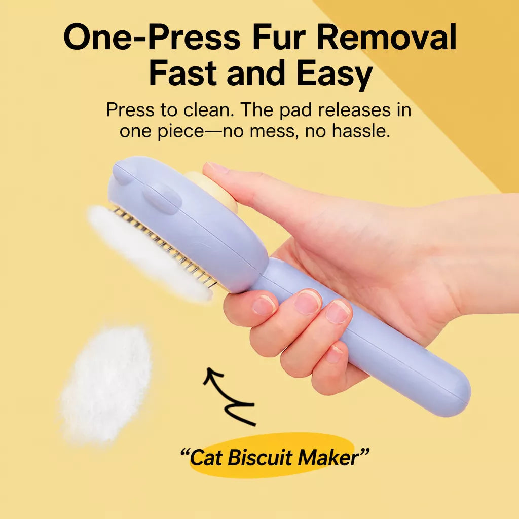 Cat & Dog Grooming Brush for Loose Fur