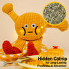 Plush Cat Toy with Crinkle Paper, Squeaker & Catnip