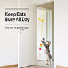 Hanging Feather Cat Teaser Toy with Elastic Wand