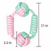 Knotted Cotton-Linen Rope Toy for Small Dogs