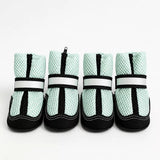 Breathable Mesh Dog Shoes with Zipper Closure