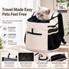 Breathable Pet Front Carrier Backpack for Cats and Small Dogs
