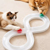 Interactive Rolling Ball Track Toy for Cats – Indoor Play