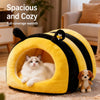 Enclosed Cat & Small Dog Bed