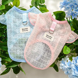 Lightweight Silk Pet Shirt with Lace Sleeves