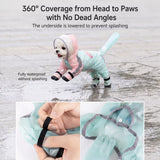 Waterproof Four-Leg Raincoat for Small Dogs