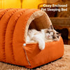Enclosed Pet Bed for Cats and Small Dogs | Covered Nest