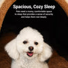 Enclosed Polyester Pet Bed House for Dogs and Cats
