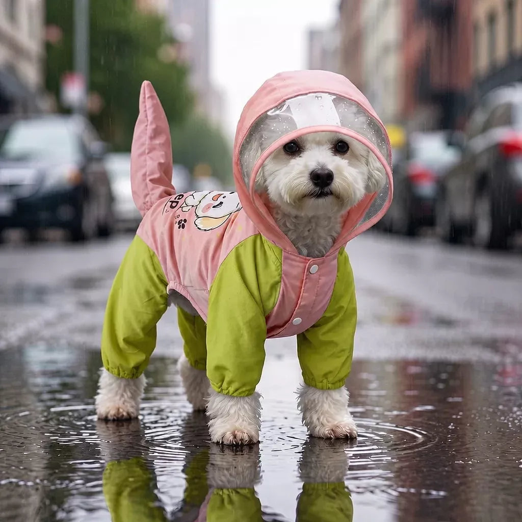 Four-Leg Dog Raincoat