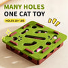 Plush Square Cat Toy with Three Bells