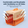 Plastic Travel Carrier for Cats and Small to Medium Dogs