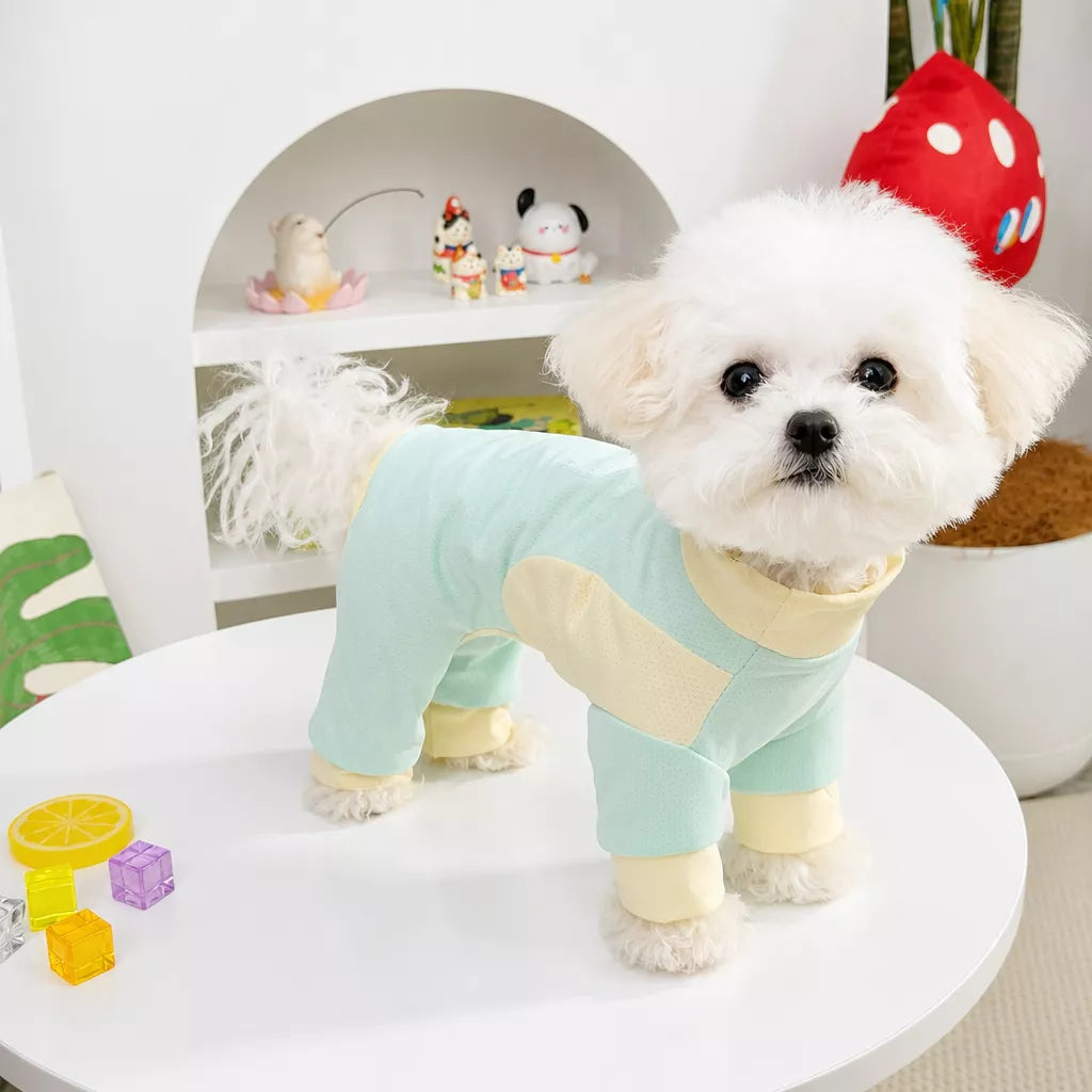 Warm-Weather Four-Legged Mesh Pet Shirt for Dogs and Cats