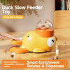Interactive Duck-Shaped Treat Dispensing Toy for Cats and Dogs