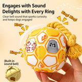 Unicorn Plush Squeaky Ball Toy for Small Dogs, 3.9-Inch