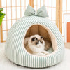 Covered Tent-Style Pet Bed for Cats and Small Dogs