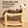 Sisal Cat Scratcher with Rolling Soccer Ball