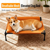Raised Dog Cot Bed with Iron Frame