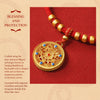 Red Chinese New Year Pet Collar with Lucky Charm