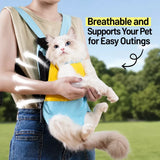 Breathable Pet Backpack Carrier for Cats and Small Dogs