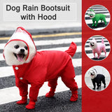 Waterproof Full-Coverage Raincoat with Leg Coverage for Small Dogs