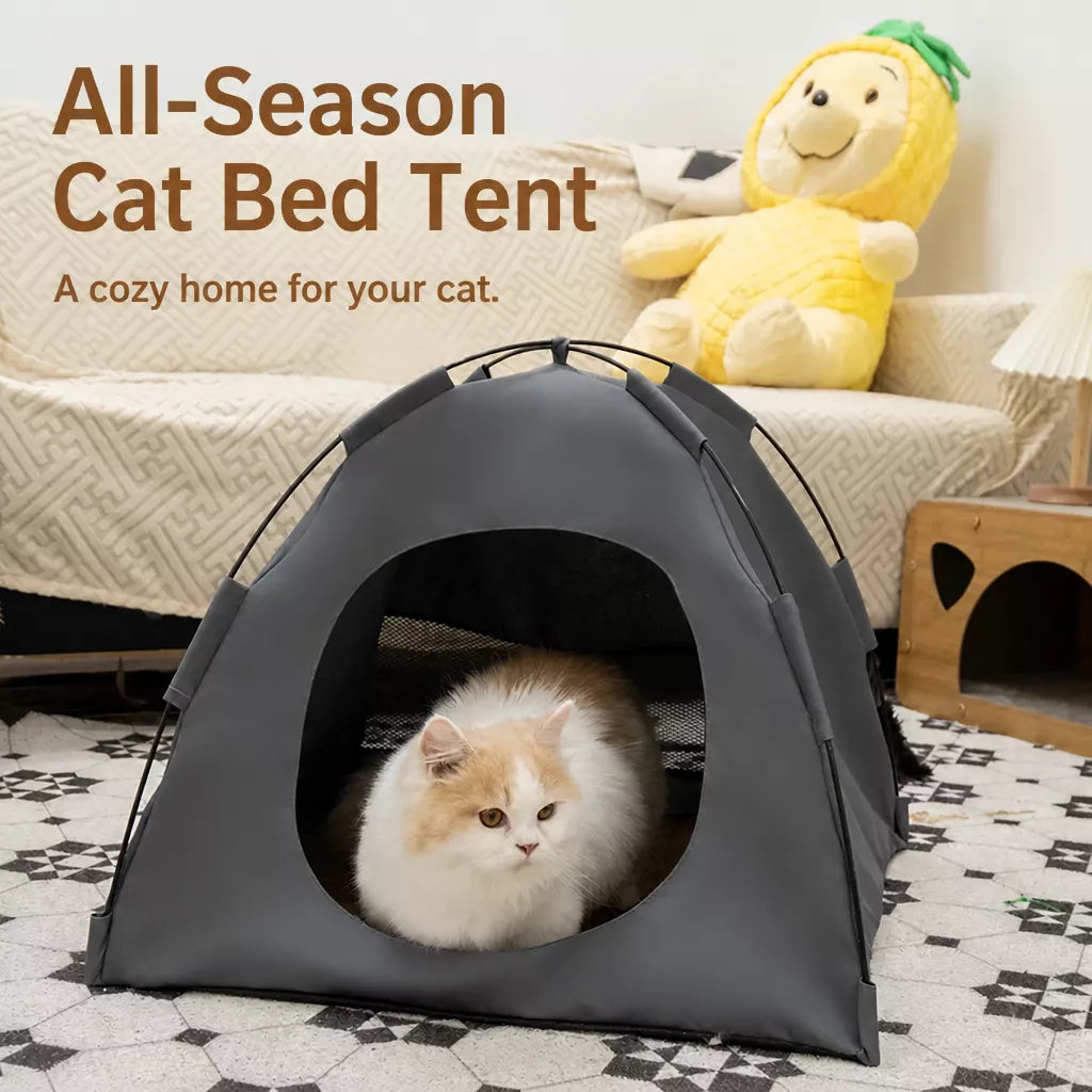 Portable Enclosed Cat Tent Bed