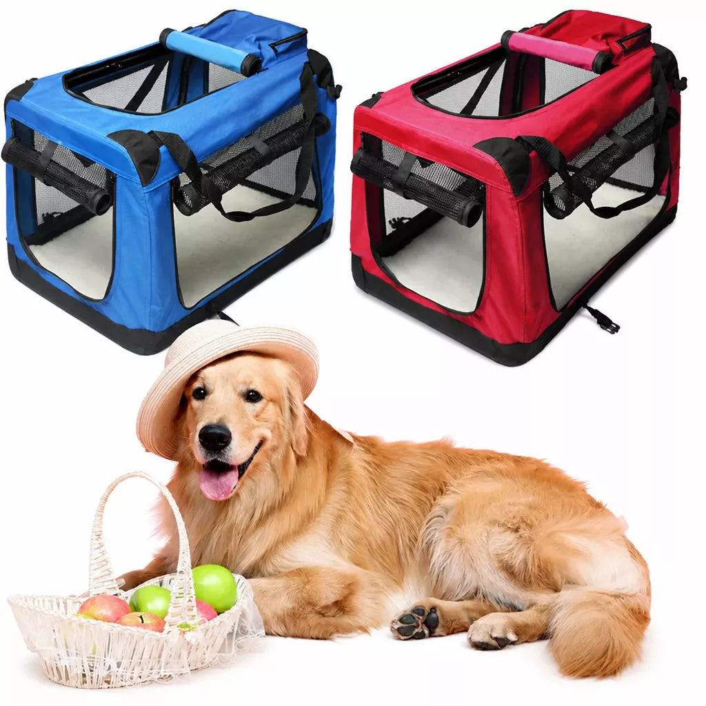 Portable Folding Pet Carrier for Car Travel