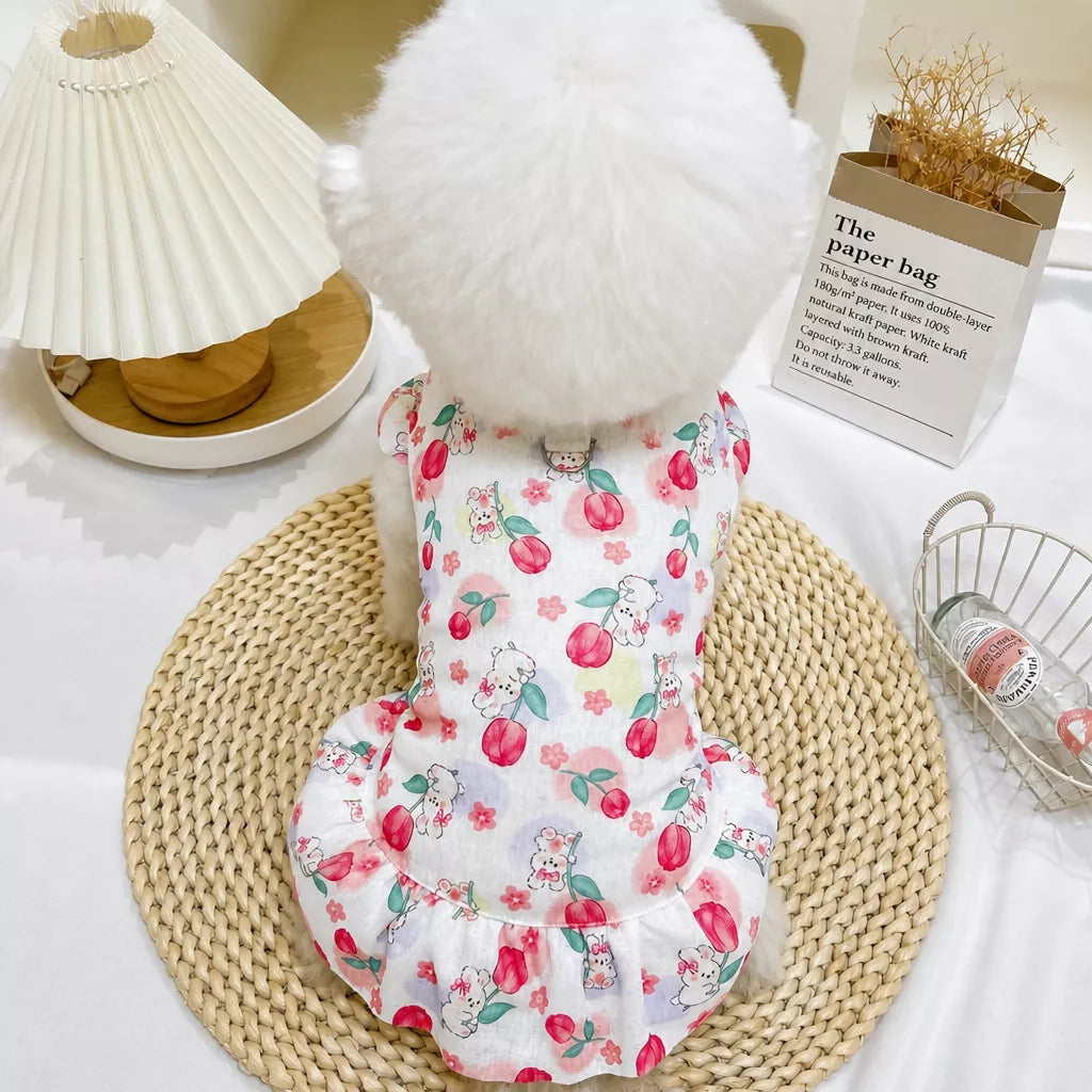 Breathable Mesh Summer Dress for Dogs and Cats