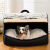 Tent-Style Dog Bed with Removable Washable Cover