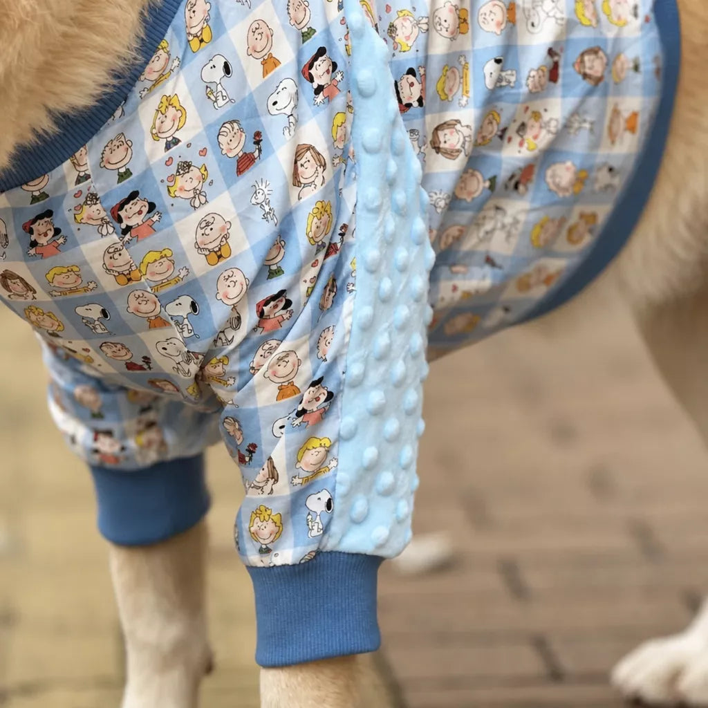 Lightweight Dog Jacket with Elbow and Knee Sleeves for Large Dogs