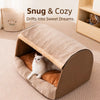 Enclosed Cat & Dog Bed with Removable, Washable Design