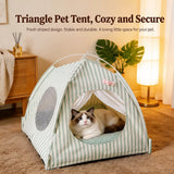 Indoor Tent Bed for Cats & Dogs with Washable Cover