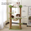 Compact Cat Tree with Space Capsule, Perch, and Cat Hideaway
