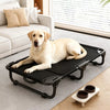 Foldable Elevated Pet Cot with Breathable Mesh