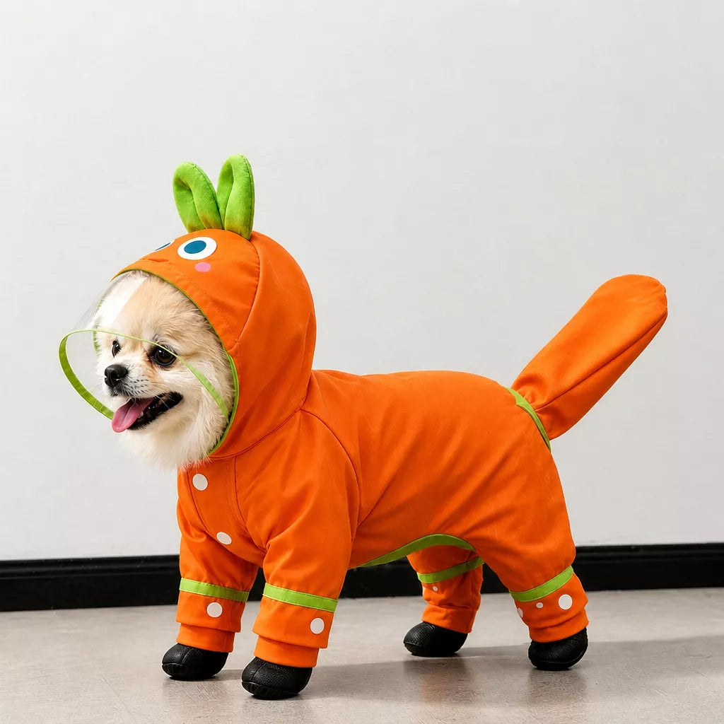 Waterproof Four-Leg Dog Raincoat